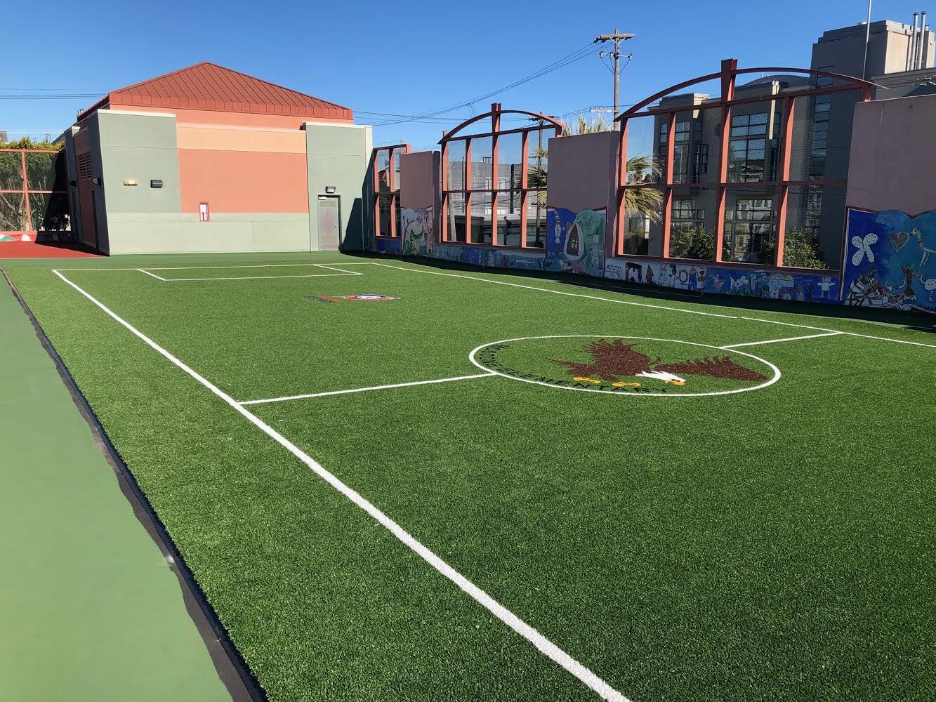 Moscone Elementary synthetic turf field, San Francisco